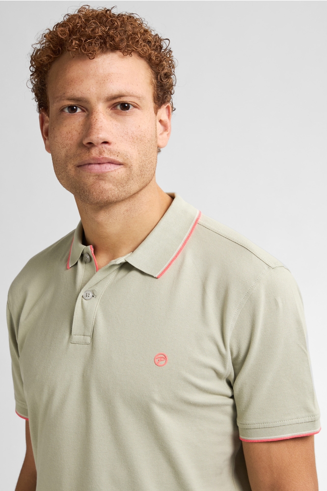 KLASSIEKE POLO WAVE M ROS POL003 6173 DESERT SAGE